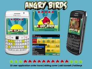 Tema BlackBerry 8520 Angry Birds