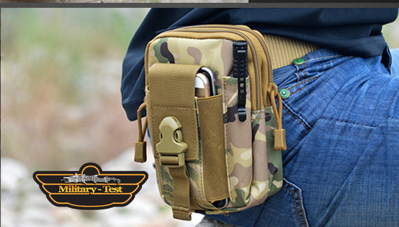 Borseta EDC - prindere molle, camuflaj multicam