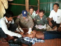 He kill himself after his wife go to dance during Khmer New Year [thveukear now thai reab chhnam mk phteah ban pir thngai khoeng braponth tow reavng changk slab]