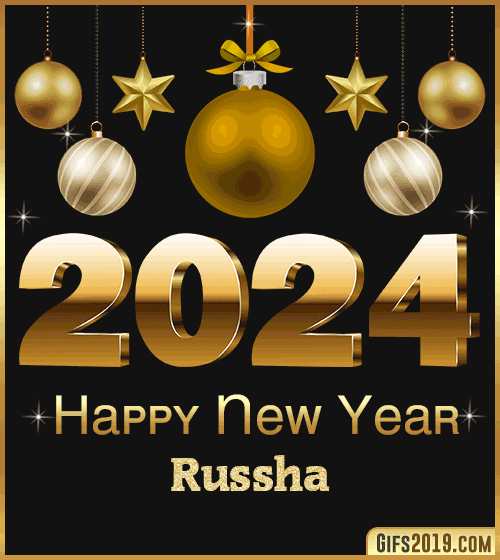 Happy New Year 2024 gif Russha Happy New Year 2024 gif Russha