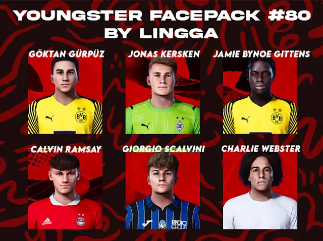 Youngster Facepack V80 For eFootball PES 2021