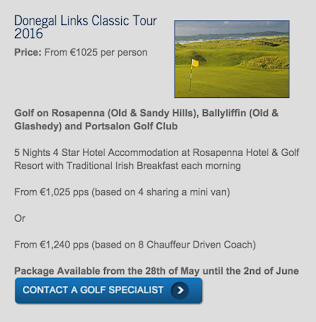 Donegal Links Classic Tour 2016