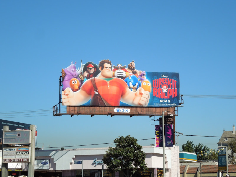 Wreck-It Ralph movie billboard