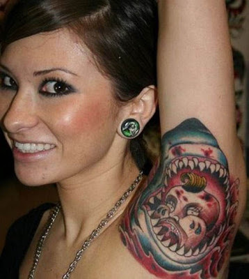 Hot Girls With Weird Tattoos