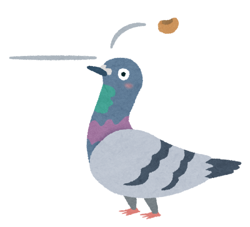 豆鉄砲を食った鳩のイラスト かわいいフリー素材集 いらすとや