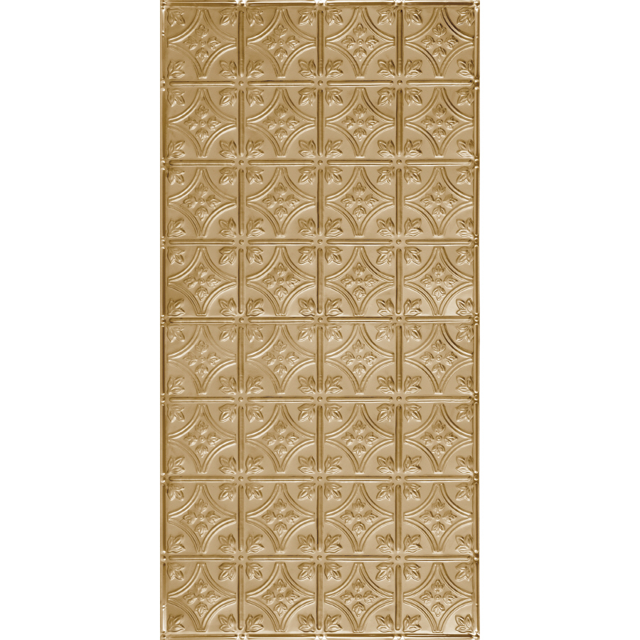 Armstrong Metallaire Brass Patterned Surface Mount Panel Ceiling Tile