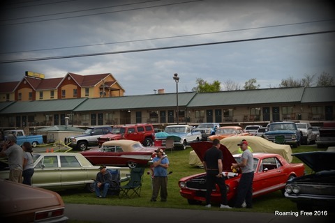 Lawns become parking lots