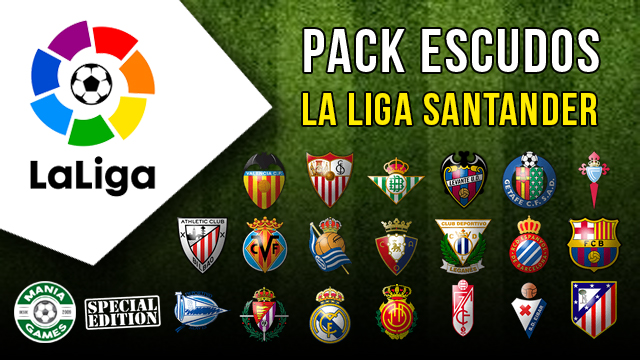 Pack Escudos Campeonato Espanhol Série A | WE10 / PES6