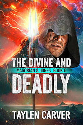 The Divine and Deadly urban fantasy book cover by Taylen Carver