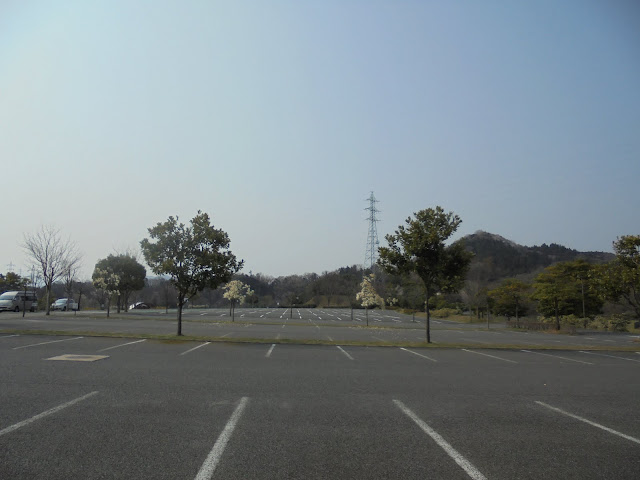 とっとり花回廊の駐車場