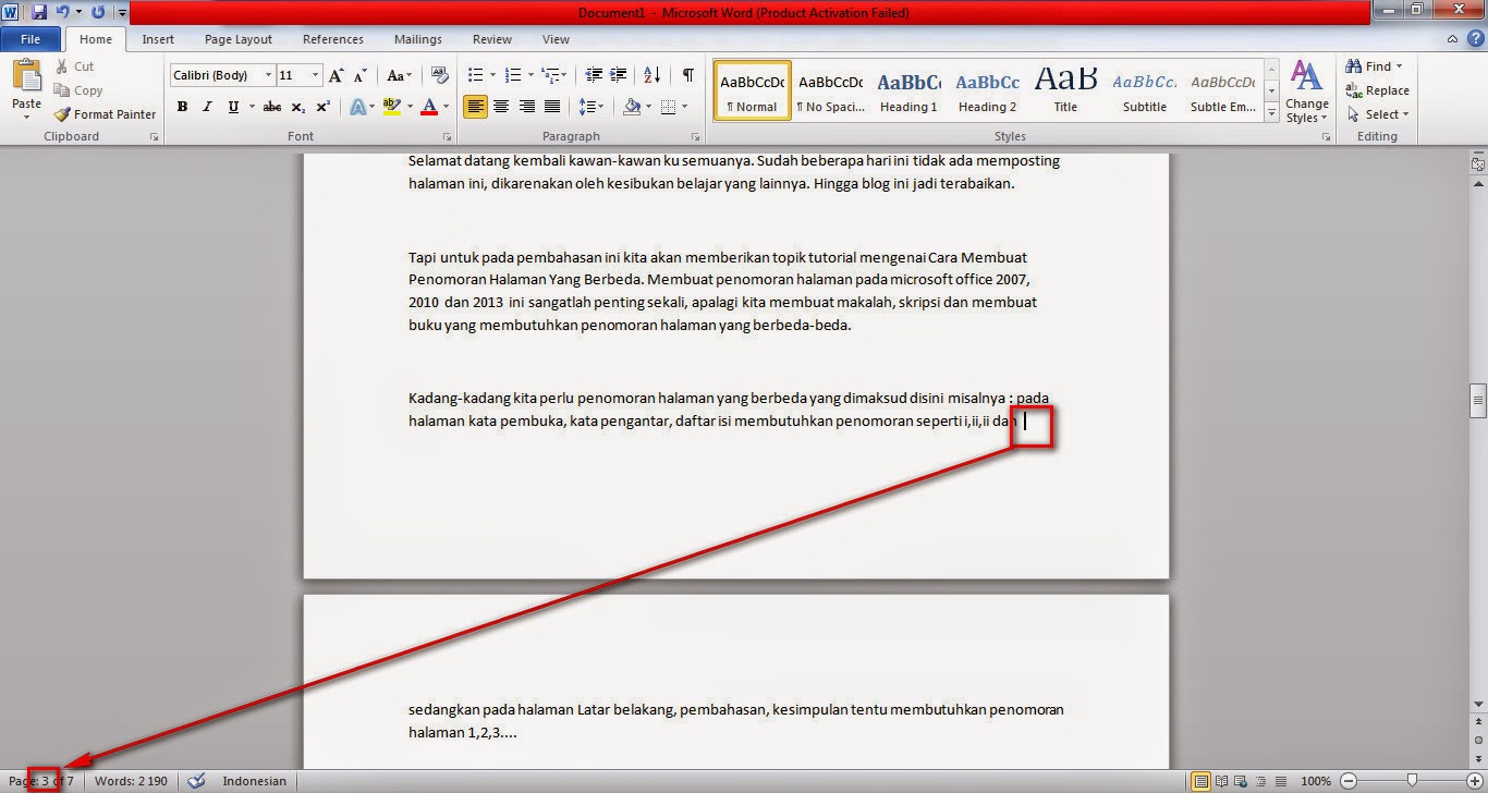 Contoh Kata Pengantar Microsoft Word - Laporan 7