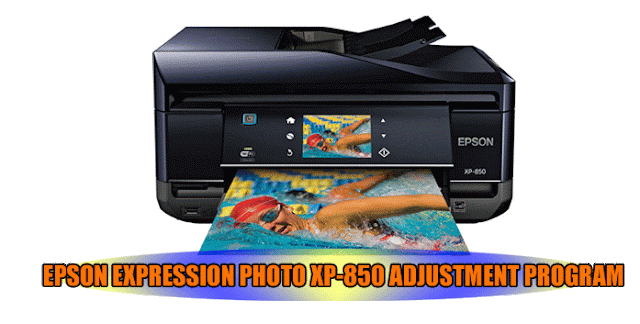 EPSON EXPRESSION PHOTO XP-850 PRINTER ADJUSTMENT PROGRAM