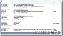 Configuration Information