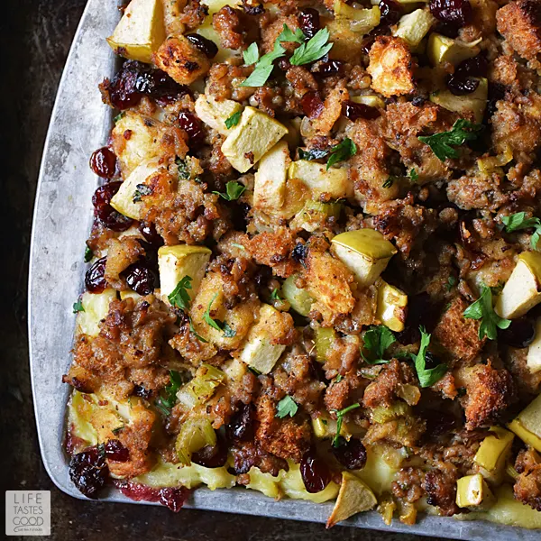 Leftover Thanksgiving Casserole | by Life Tastes Good is a delicious way to use up those holiday leftovers! #LTGrecipes