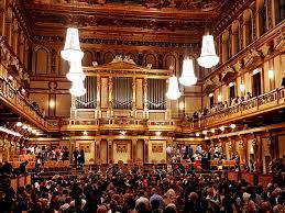 Interior da Ópera em Viena Áustria