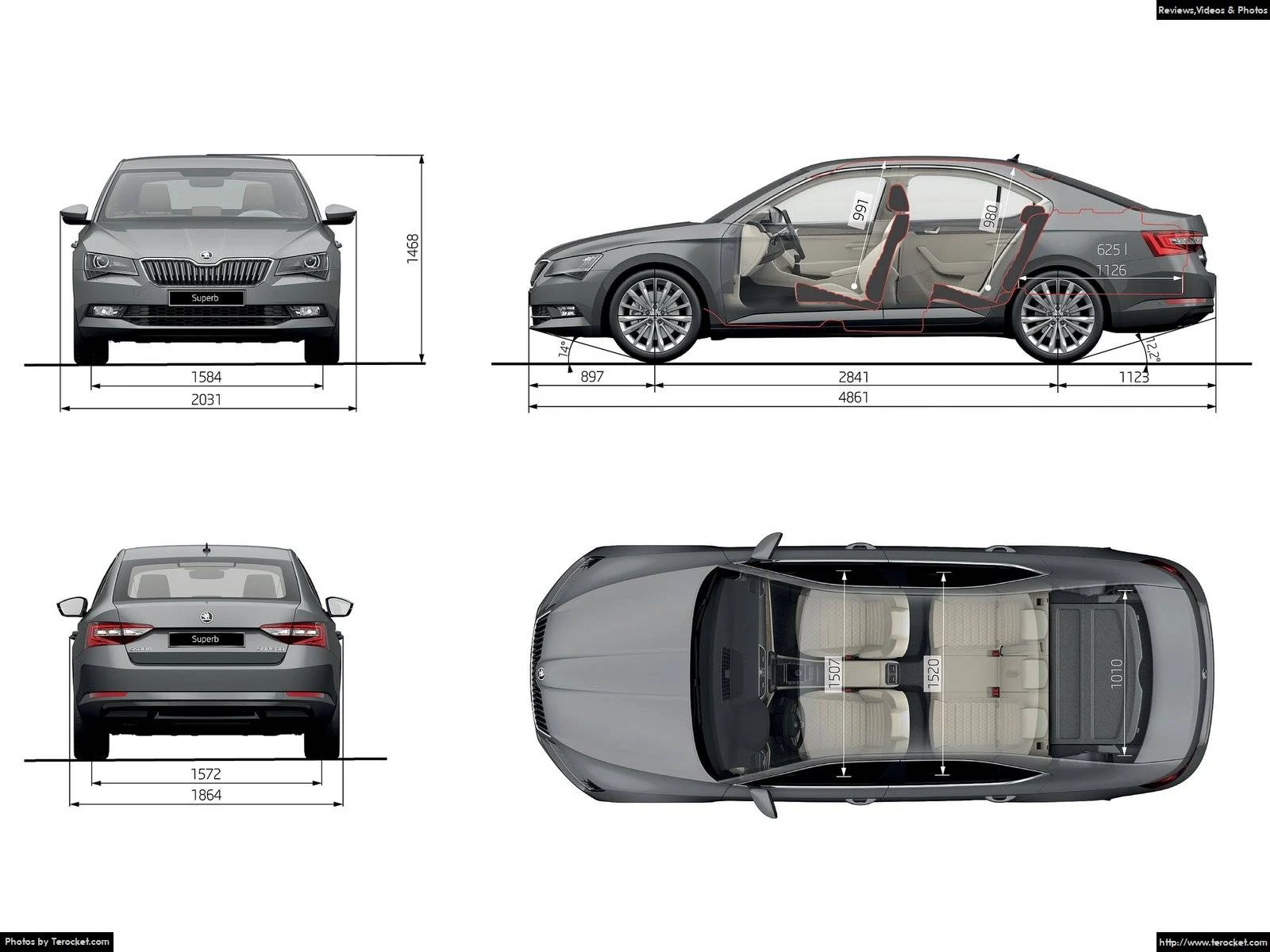 Hình ảnh xe ô tô Skoda Superb 2016 & nội ngoại thất