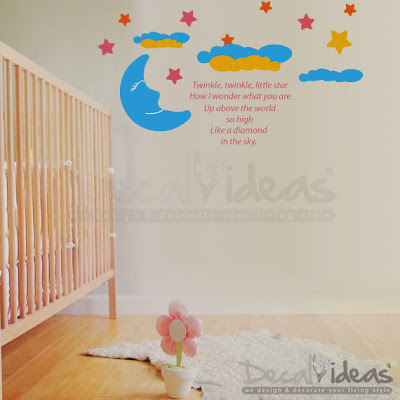 Twinkle Twinkle Little Star Wall decals