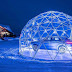 Pop-up store: Inside a crystal dome at the top of the French Alps is a Porsche Cayenne