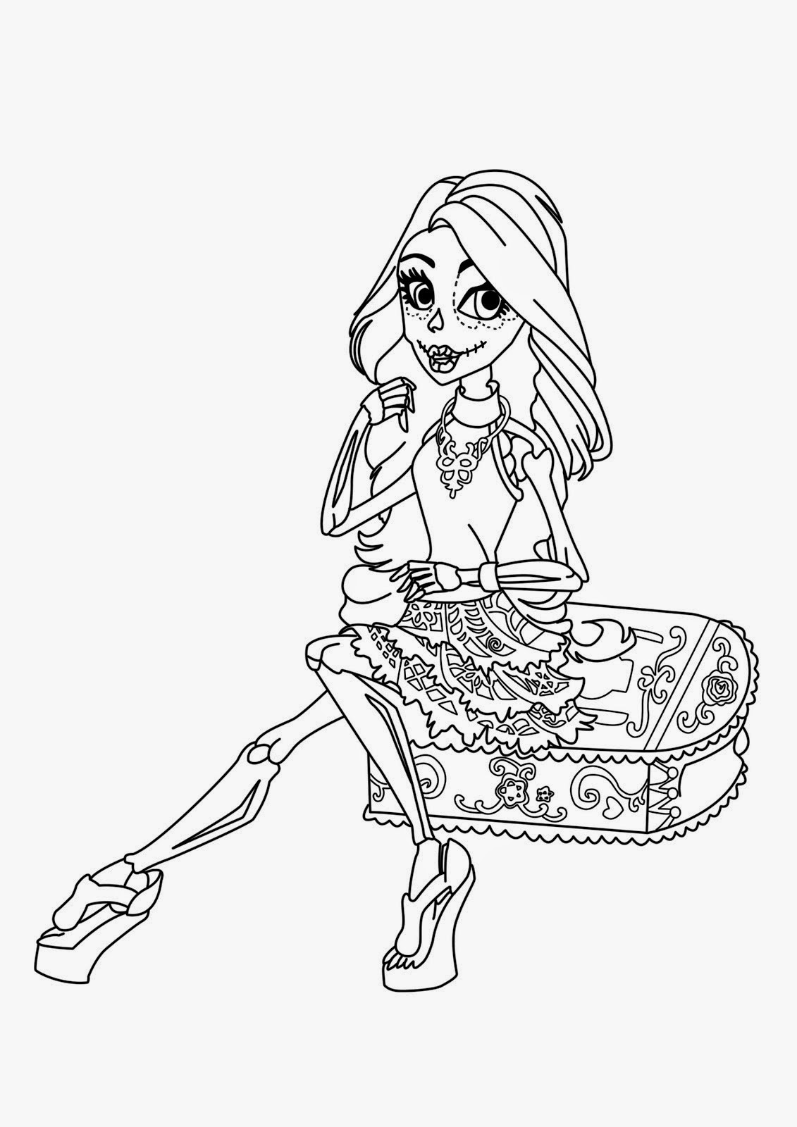 Monster High coloring page