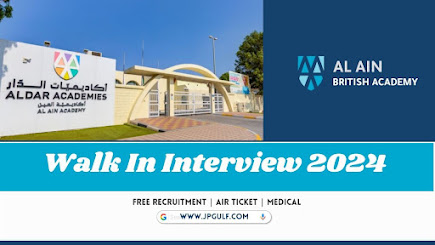 Al Ain British Academy Walk In Interview 2024