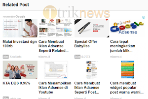 Cara Mengganti Widget Related Post Dengan Iklan Adsense Matched Content