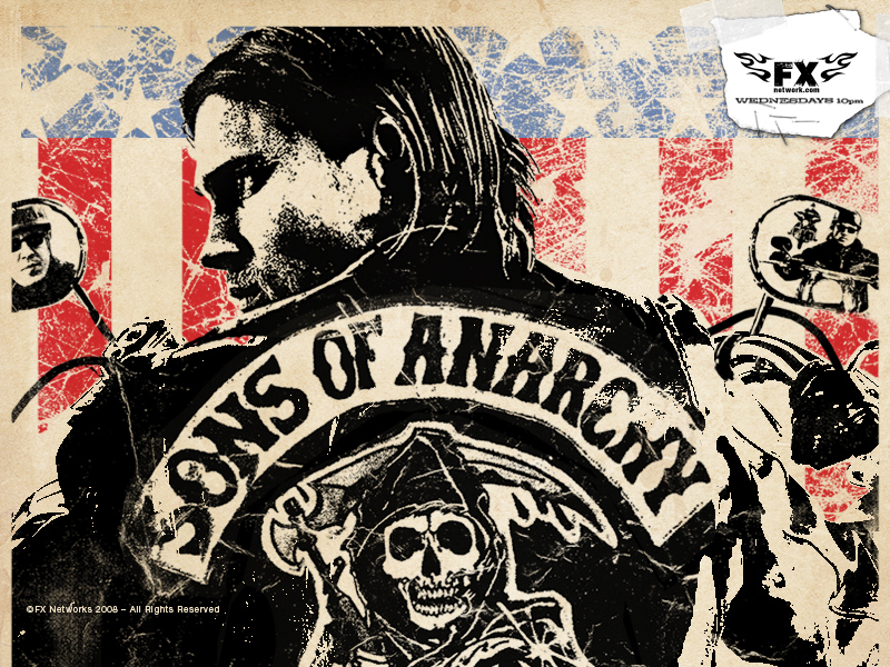 I first heard about Sons of Anarchy through Joel Madden's twitter