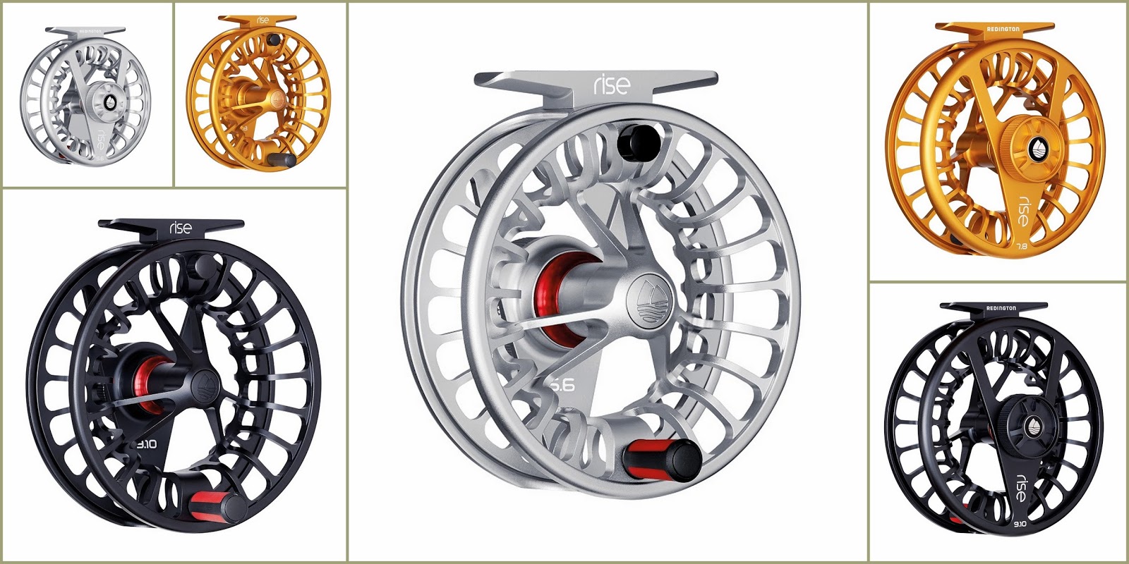 Gorge Fly Shop Blog: Redington Rise Fly Reels - New Color Olive