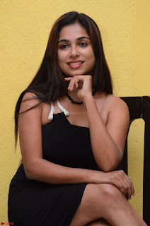 Vrushali Gosavi in strapless Short Black Dress At Follow Follow U Audio Launch 020.JPG