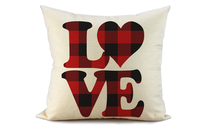 Buffalo Check LOVE Pillow