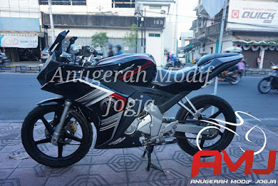 Jual Full Fairing Old Vixion Model R25-V1 Mix Bodi Ninja Fi