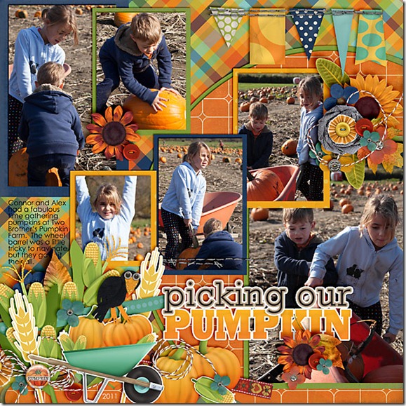 Picking our Pumpkin