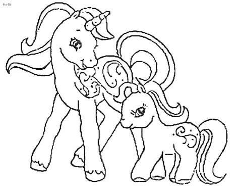 unicorns coloring pages  Minister Coloring