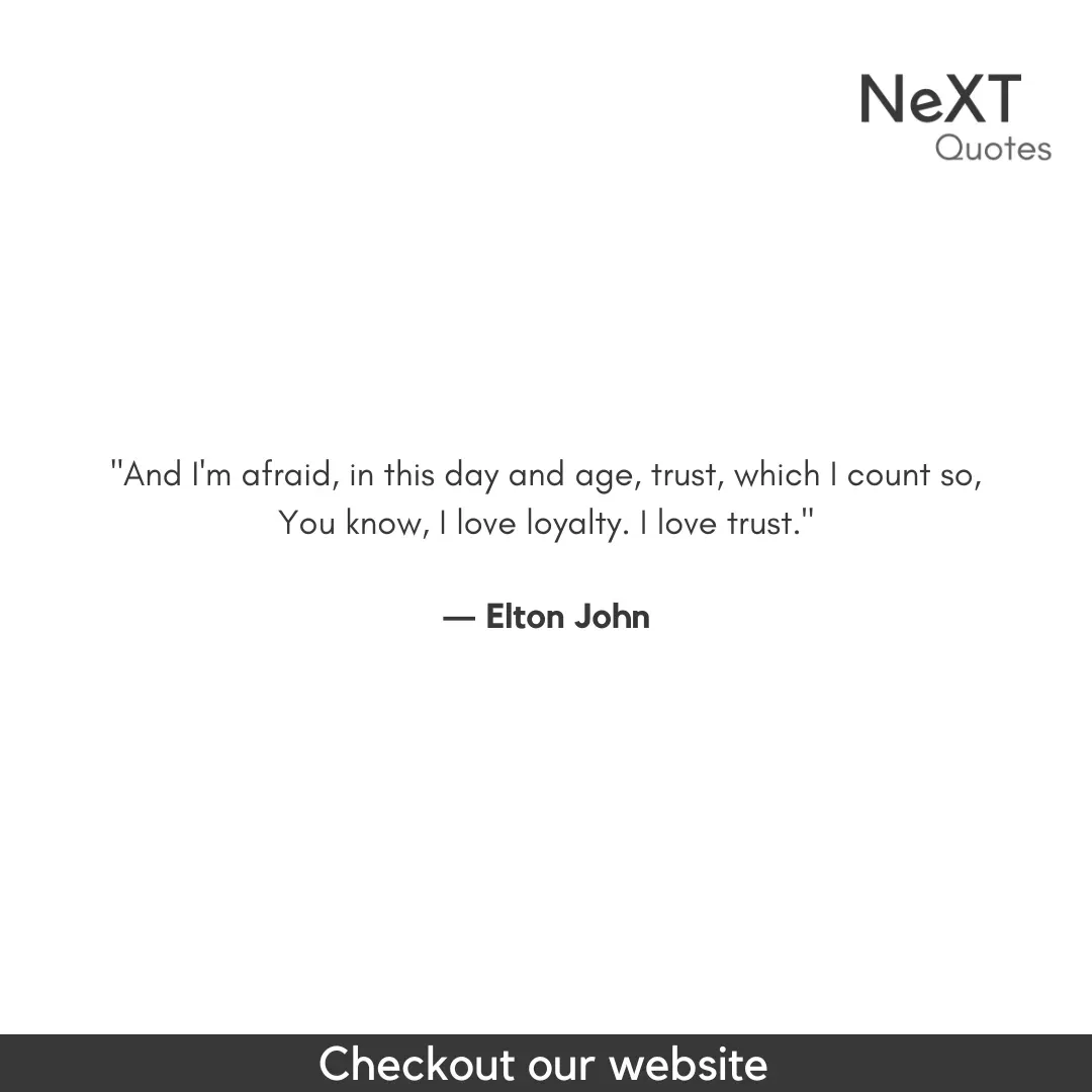 Elton John Quotes