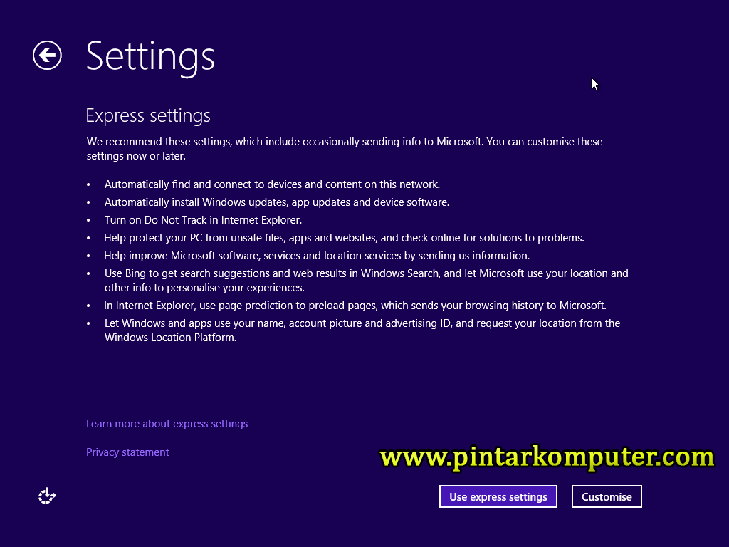 Pintar Komputer - Cara install Windows 8.1