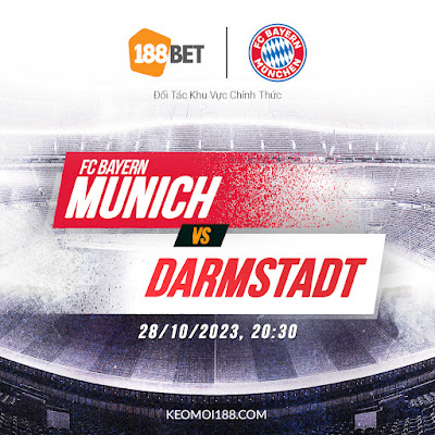 Nhận định Bundesliga FC BAYERN MUNICH VS DARMSTADT