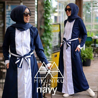 ARUMI DRESS by MIKUNIKU NAVY