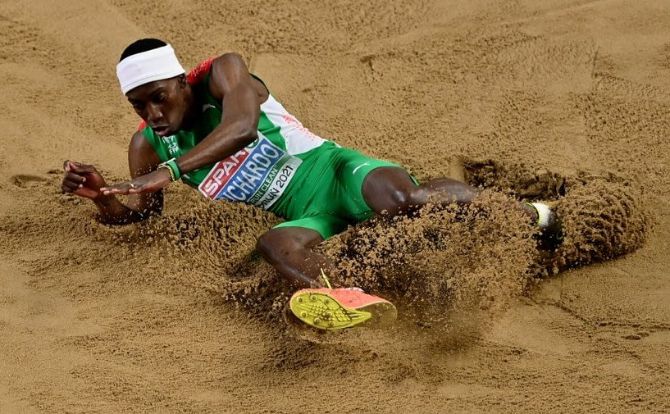 Benfica - Pedro Pablo Pichardo Campeão Europeu de Pista Coberta