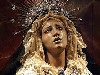 Seventeenth day of may devotion, devotion to Mary, a day with Mary, the sorrowful mother,