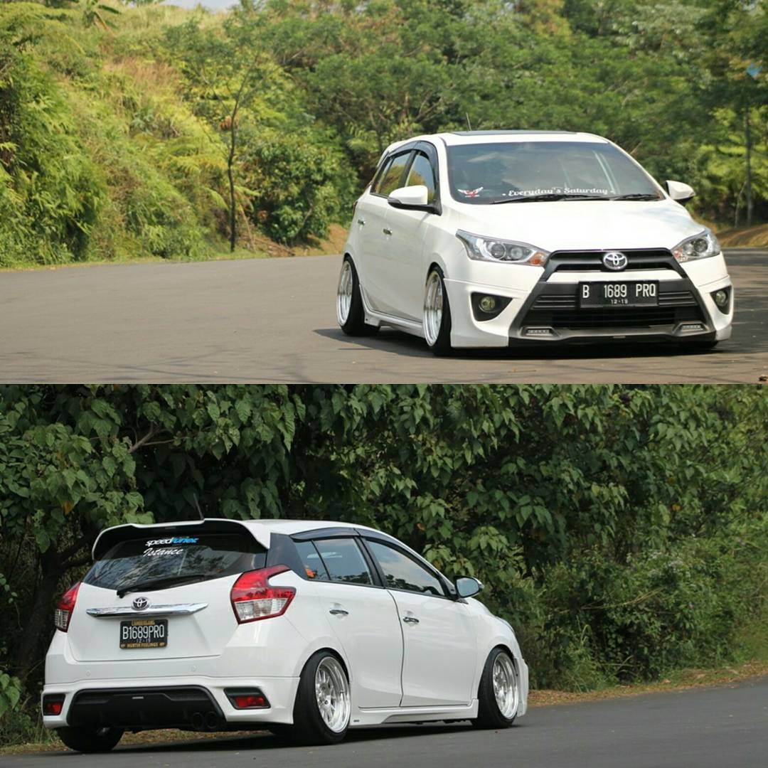 Modifikasi Mobil All New Yaris Ceper Putih Owner 89agriyadi All