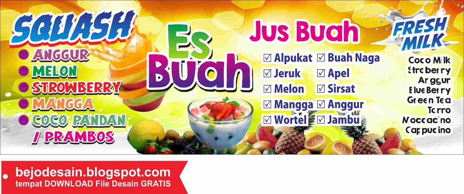 Download 53 Background Banner  Jus Buah  Gratis Download 