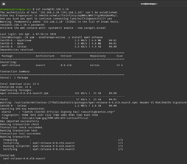 LPIC-System Administrator - Cách cài đặt thủ công Backuppc trên Centos 8