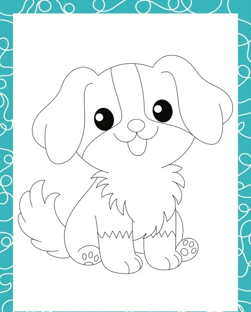 Color Cute Puppies