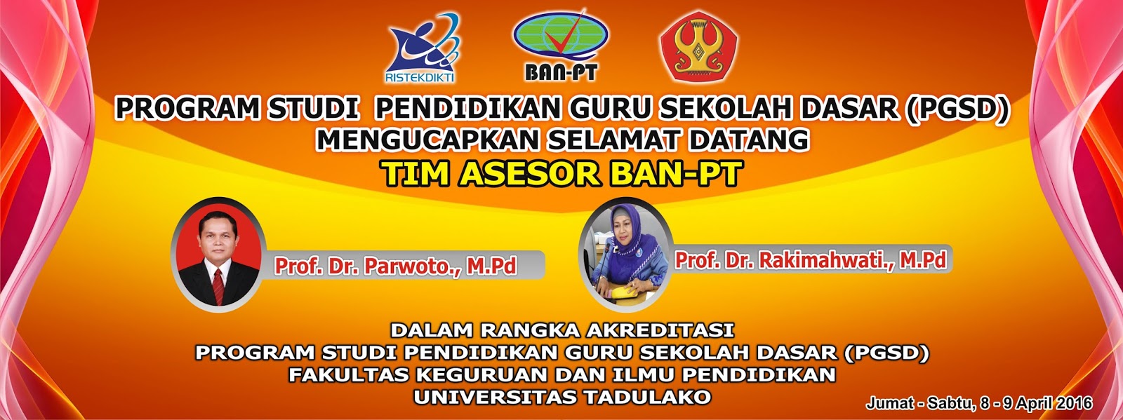 Contoh Banner Selamat Datang Asesor Akreditasi Contoh Banner 