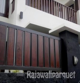 decking kayu terpasang