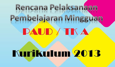 RPPM K13 PAUD Usia 4-5 Tahun Semester 1 Tahun 2018-2019