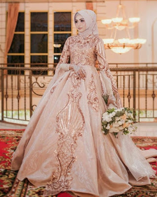 model hijab pengantin syari terbaru