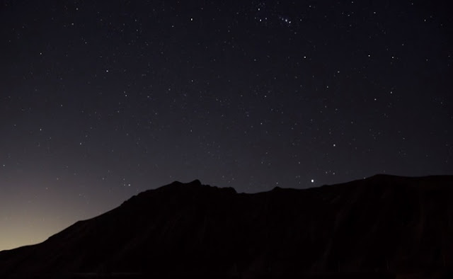 Paisajes, noche, estrellas