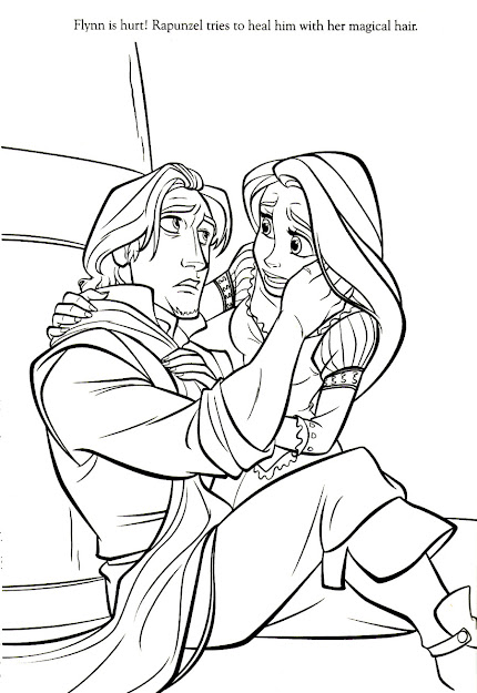 Princess Coloring Pages Rapunzel