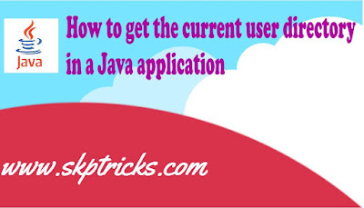 How to get the current user directory in a Java application