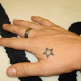 Star Hand Tattoo Designs : Women Hand With 3 Star Tattoos 3 Star Tattoos On Women Hand 3 Stars Designs Of Tattoo For Women Star Tattoos For Men Star Tattoo On Wrist Cool Wrist Tattoos : Star means name, fame, hope, goals, protection etc.